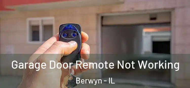  Garage Door Remote Not Working Berwyn - IL